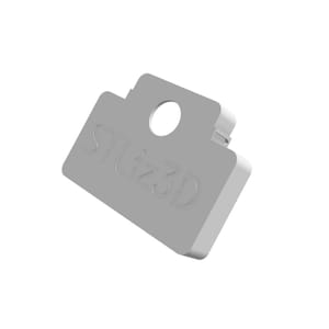 Hydroponic Gutter System Inlet End Cap (Australian 50x100 PVC) STL