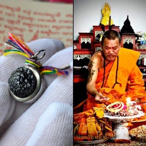Luck, Protection & Fortune - Sacred Rough Lek Lai Amulet Blessed by Luang Phor Ruay - Thai Magical Talisman Pendant Powerful Blessings