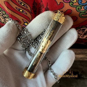 Extremt kraftfull Takrut av Luang Pho Suk | Rikedom, förmögenhet och skydd | Ritual av 9 munkar | Thailändsk talisman - Kärleksöverflöd Ny omgång