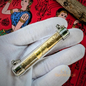 Extremely Powerful Takrut by Luang Pho Suk | Wealth, Fortune, and Protection | Ritual by 9 Monks | Thai Talisman - Love Abundance & Safety