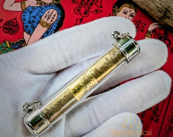 Extremely Powerful Takrut by Luang Pho Suk | Wealth, Fortune, and Protection | Ritual by 9 Monks | Thai Talisman - Love Abundance & Safety