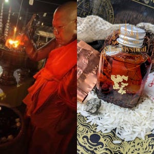 Extreme Oil for Love, Wealth, Protection & Power – Thai Magic Cobra Skin, Bulu Perindu, Pyrite, Pha Yant, Blessed Copper Scroll - Ajarn Udom
