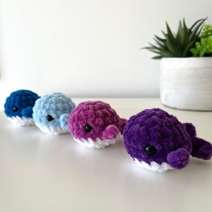 Mini Whale crochet Whale plush toy image 1