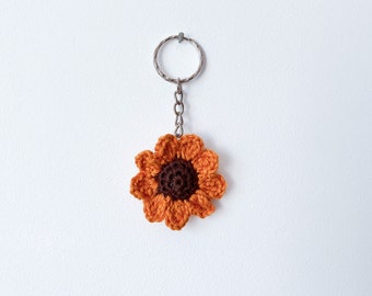 Sunflower keychain