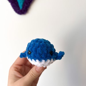 Mini Baleine crochet Peluche baleine image 4