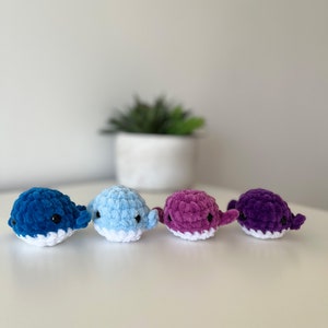 Mini Whale crochet Whale plush toy image 5