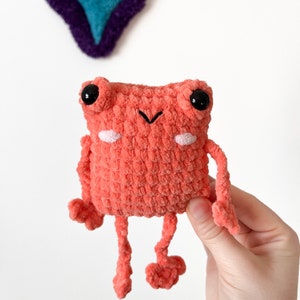 Grenouille au crochet Froggy peluche fait main Anti stress image 2