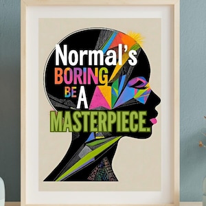 Disability Pride Art Print: Inspirational Mic-Drop Quote, Inclusion Wall Decor Digital Download