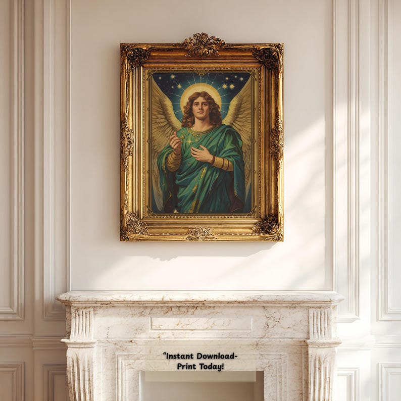 Archangel Raphael Printable Art: Home Décor Instant Download - Etsy