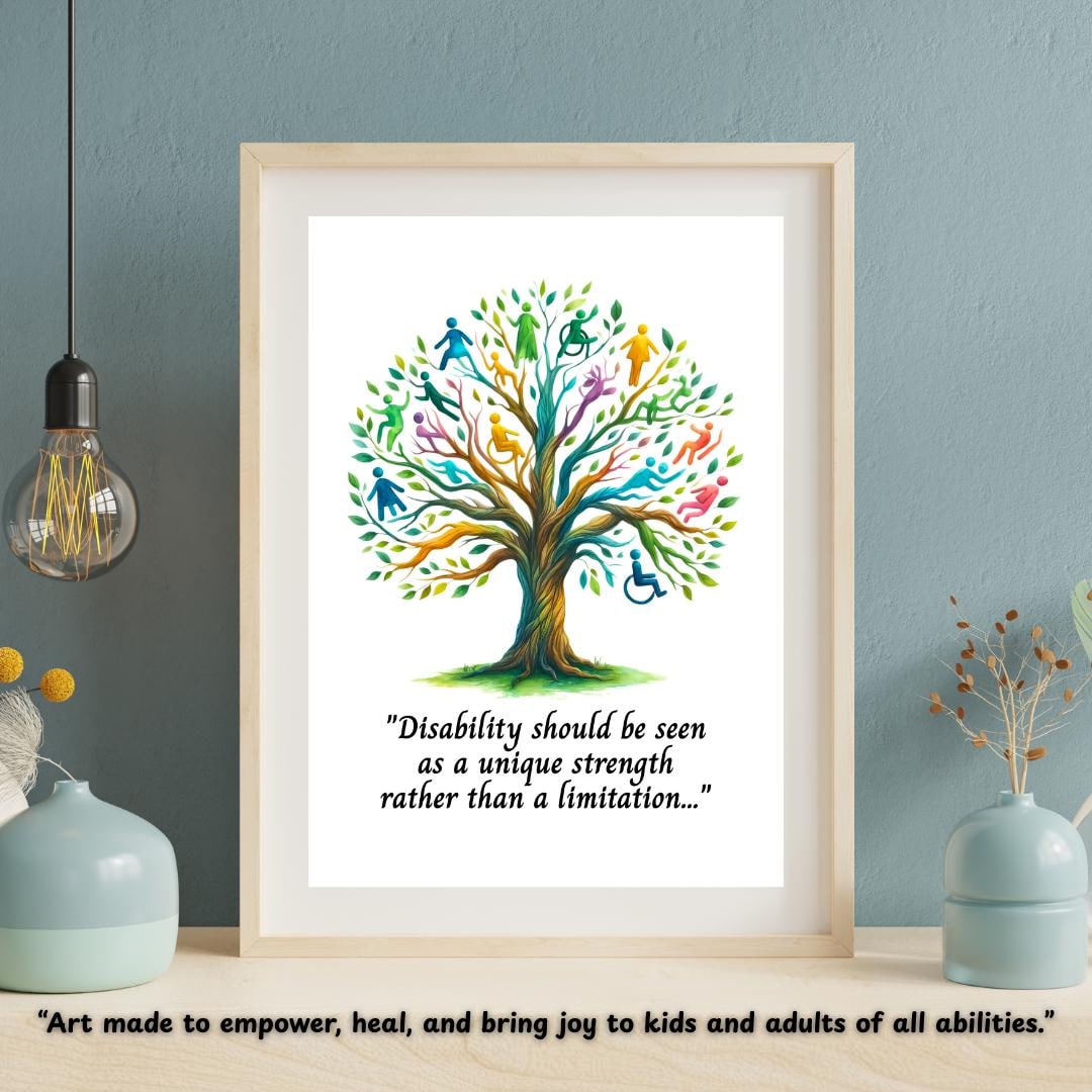 Inspirational Disability Quote Print: Empowering Classroom & Therapy ...