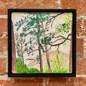 Trees Painting Oil on Canvas