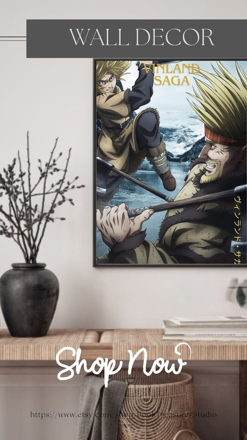 Looking for a Vinland Saga Printable Wall Art for you home or office? This digital print is perfect for you!
Vinland saga, vinland saga art, printable art, manga wall art, wall art, aesthetic room decor, wpa digital download, viking sword