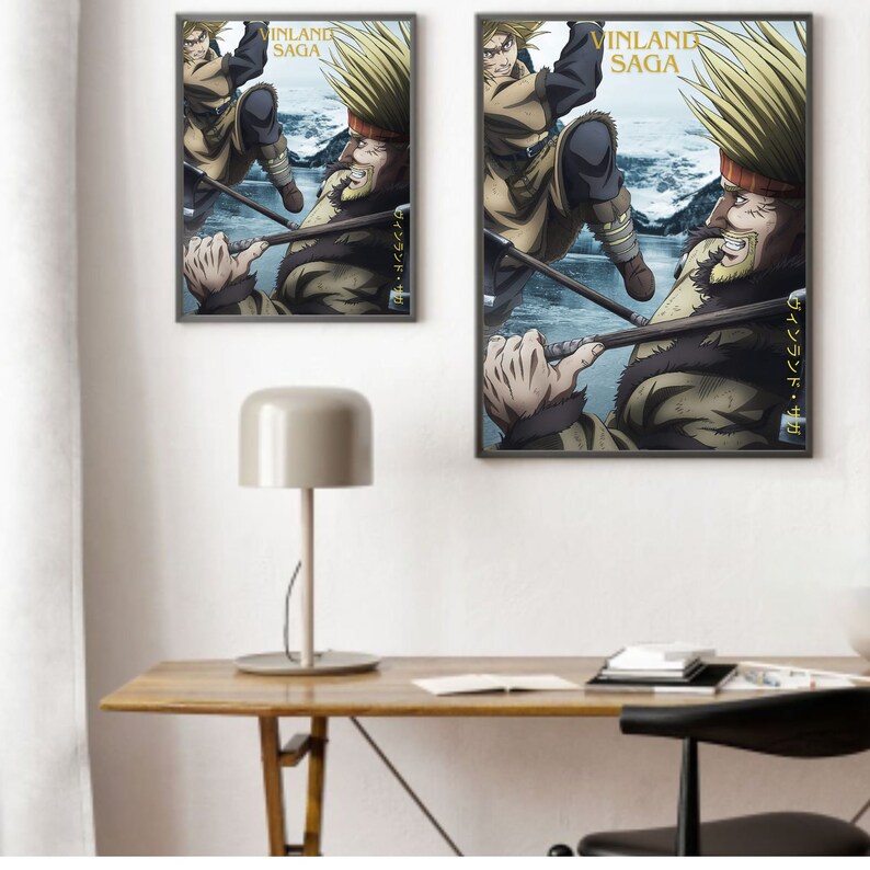 Looking for a Vinland Saga Printable Wall Art for you home or office? This digital print is perfect for you!
Vinland saga, vinland saga art, printable art, manga wall art, wall art, aesthetic room decor, wpa digital download, viking sword