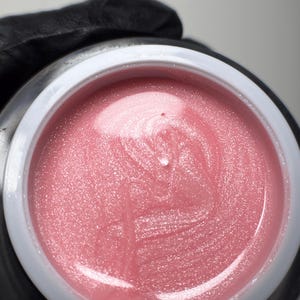 Gel constructor Shimmer 26: Extensión de uñas sin hema, modelado fuerte imagen 3