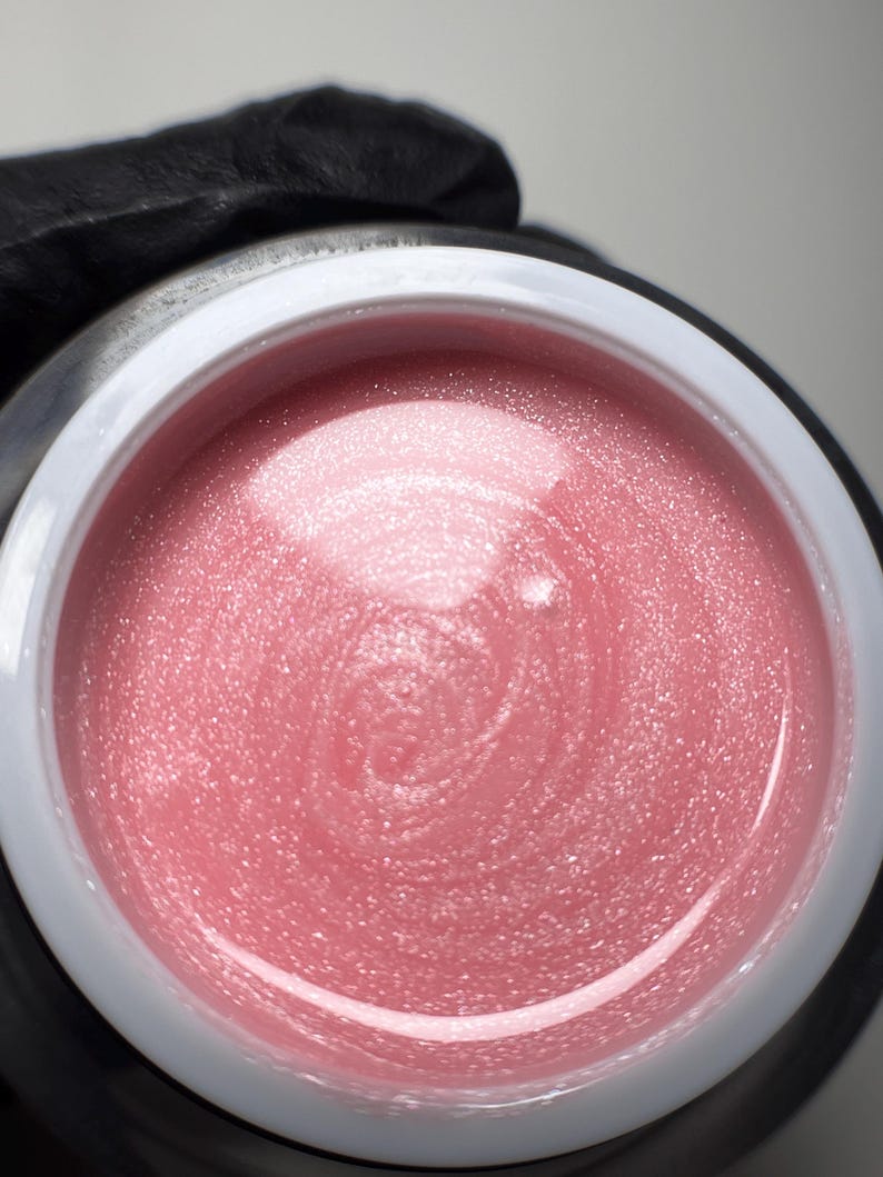 Gel constructor Shimmer 26: Extensión de uñas sin hema, modelado fuerte imagen 2