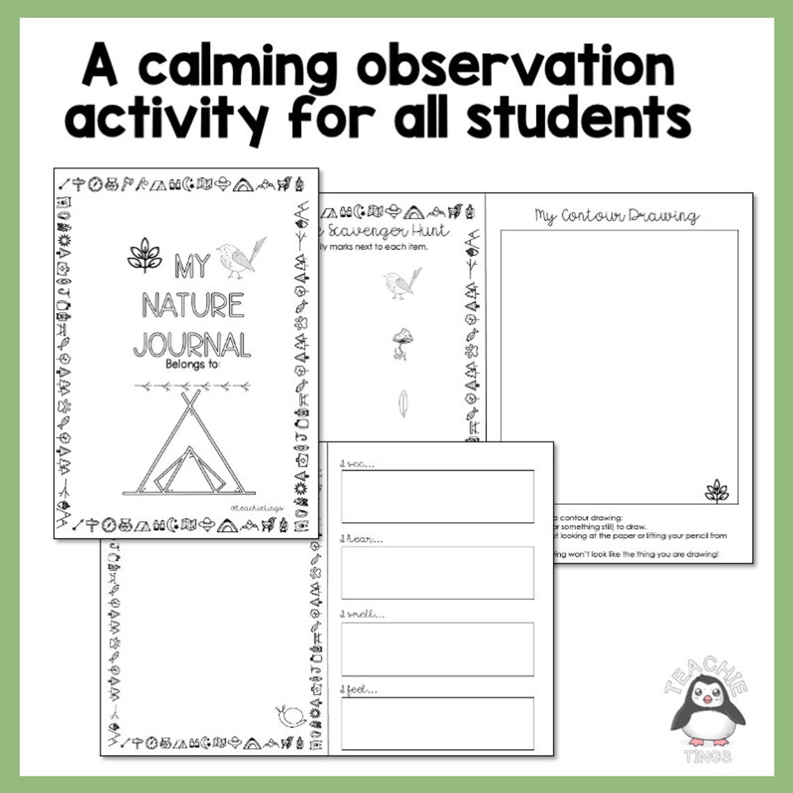 Nature Journal for Children | Digital Download PDF - Etsy