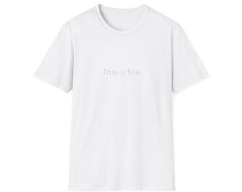 Esta es una buena camiseta minimalista divertida, unisex, con cita sarcástica gráfica, estética urbana, regalo, camiseta de algodón retro con eslogan de moda y texto.