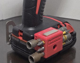 3D Printed Magnetic Driver Bits Holder for Milwaukee M18 Impact Driver