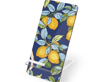 Lemons pattern Mobile Display Stand for Smartphones