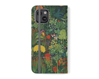 Blooming forest phone Flip Case iPhone 13 12 11 Mini Pro Max Samsung Galaxy S22 S21 Plus Ultra