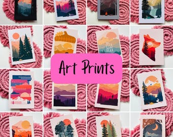 Art Prints | Abstract Art Prints | Colorful Art Prints | Wall Art | Wall Decor | Wall Decoration Art Prints | Set 1