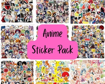 CLEARANCE Anime Sticker Grab Bag Cute Stickers Bullet journal, Pen pal supplies, Phone case deco, Sticker Pack, Assorted Stickers pack of 10