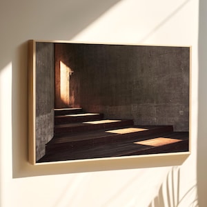 Fine Art Photography Print | Scandinavian Minimalist Wall Art | Artful Modern Home Decor | Museum Quality Photo Poster – Stairway to Heaven