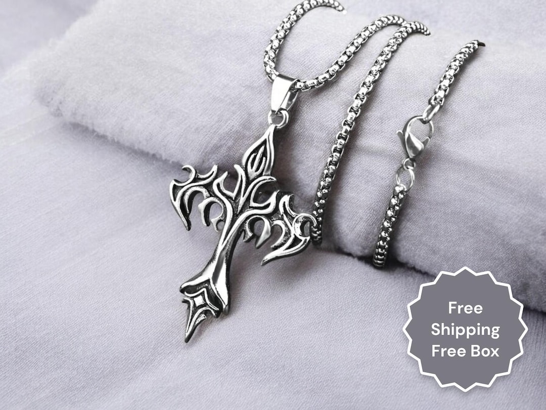 [ReinSein]ACC★BOLD CHAIN CROSS NECKLACE Bold Chain Cross Necklace - P:ReinSein | 60% - Asian Fashion