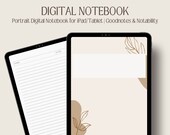 Digital Notebook, GoodNotes Notebook, Notability Notebook, Student Notebook, Minimalistic, Lined, Blank, Digital Template, For iPad & Tablet