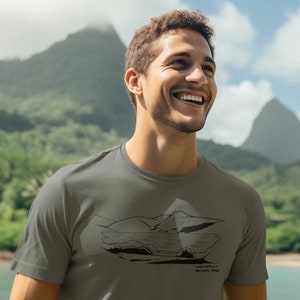 Camiseta Wild Kindness Lake District para hombre, Parque Nacional del Reino Unido, confeccionada en algodón orgánico