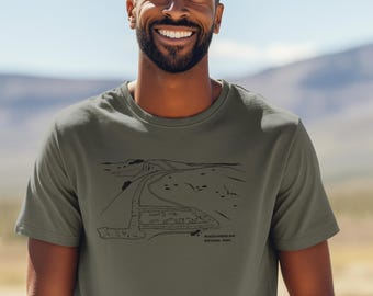 Wild Kindness Northumberland Herr T-shirt, Storbritanniens nationalpark, Tillverkad av ekologisk bomull