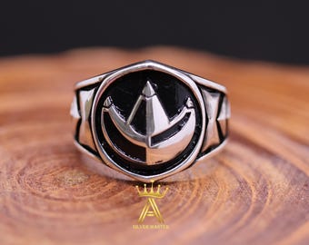 Dragonzord Claw Sterling Silver Ring, Black Oxidized Finish