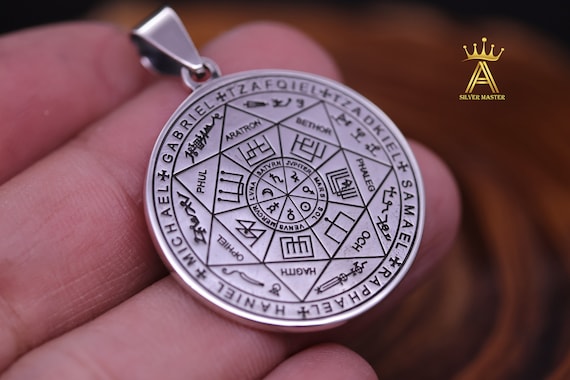 Seven Archangels Pendant Seal of Seven Archangels Pendant Silver pendant Silver 925