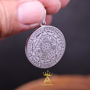 Seven Archangels Pendant Seal of Seven Archangels Pendant Silver pendant Silver 925 image 6