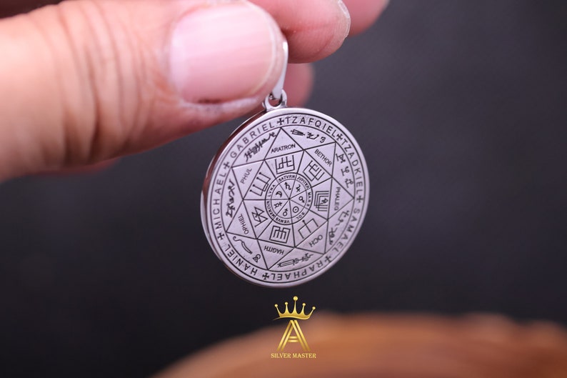 Seven Archangels Pendant Seal of Seven Archangels Pendant Silver pendant Silver 925 image 6