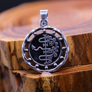 Asmodeus Pendant Round Silver Pendant Silver 925 Asmodeus