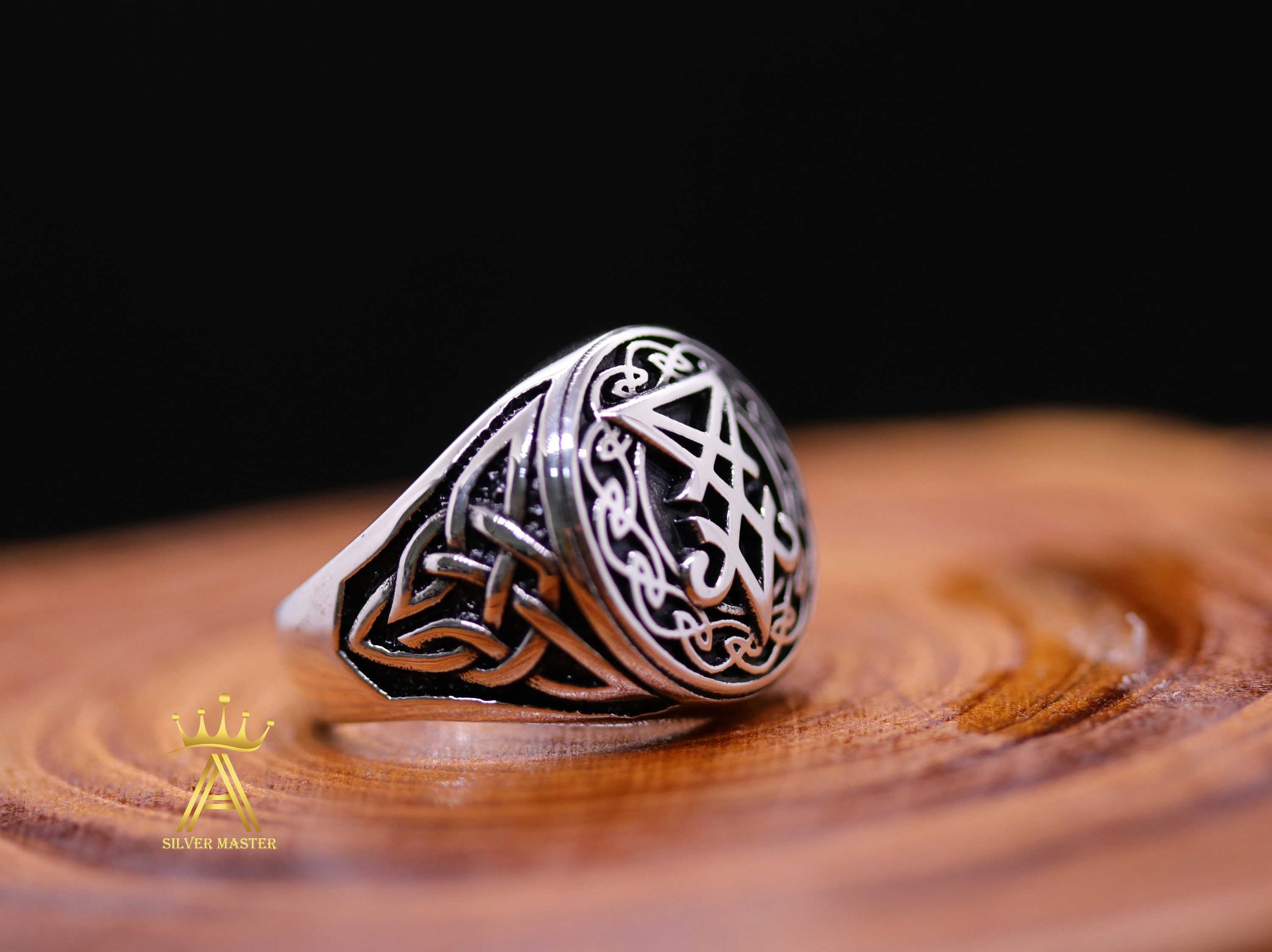 Lucifer Ring Sigil of Lucifer Ring Silver Ring Silver 925 Lucifer ...