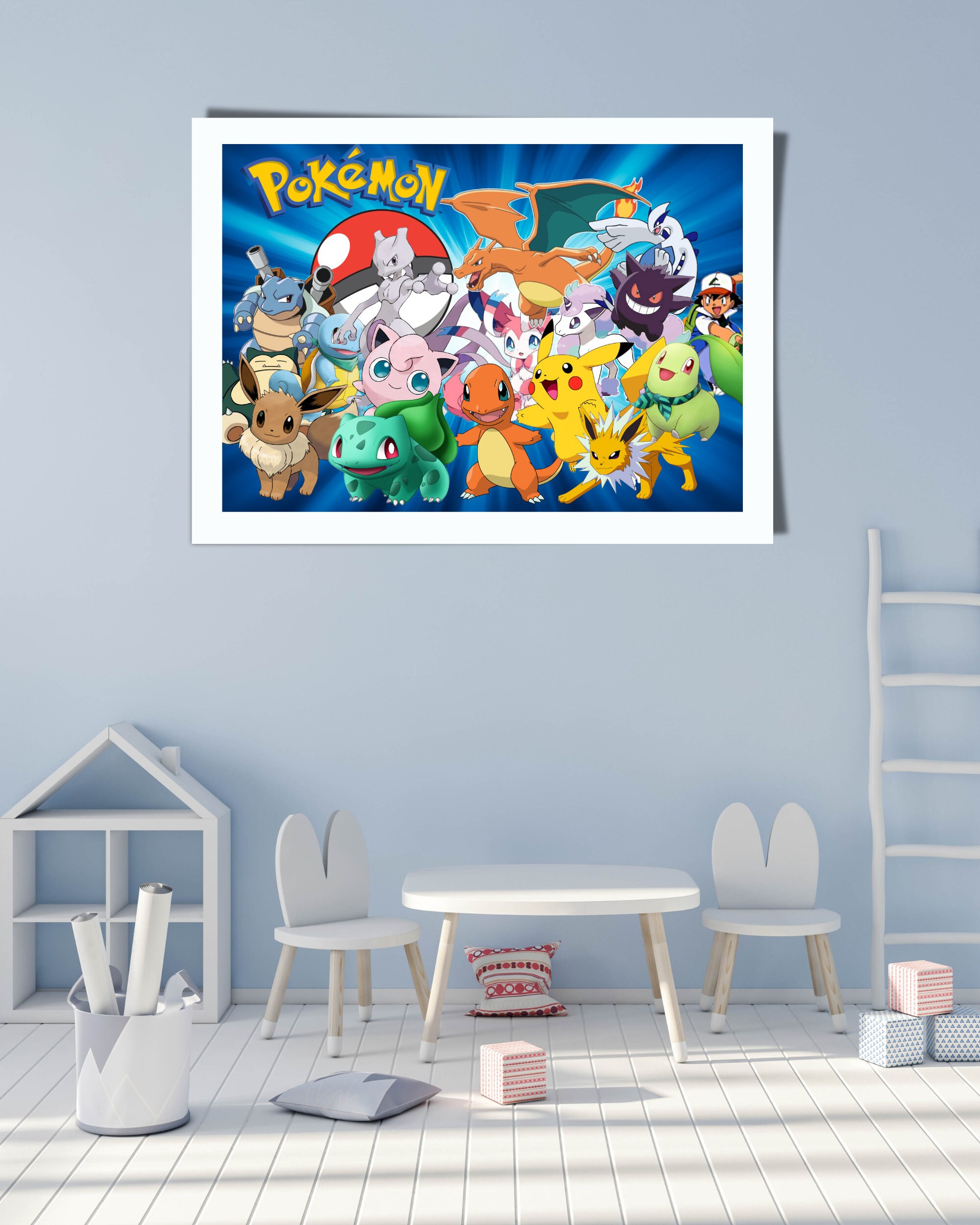 pokemon-wall-art-blue-digital-poster-instant-download-kids-room