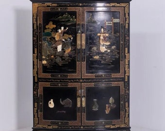 Chinese Corner Cabinet