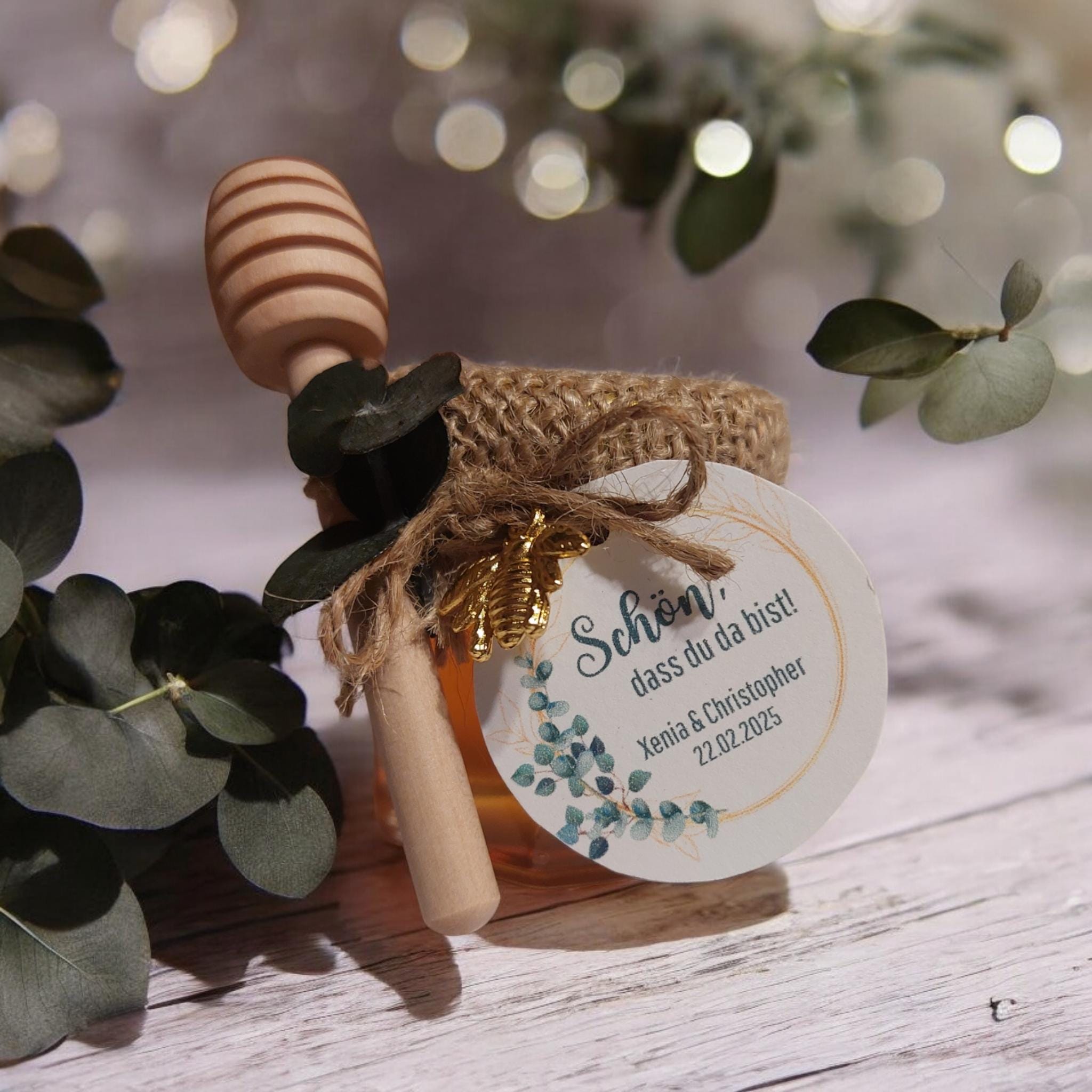 Handgemachte Personalisierte Honigbienen-Aufkleber  Produktbild-Vorschau 8