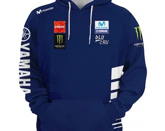 Sudadera con capucha Yamaha Racing nueva / Tallas S-5XL 4035SsWw