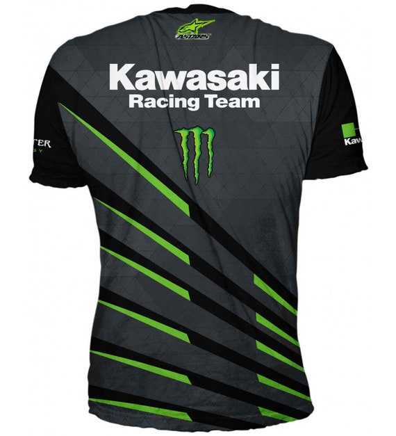 Men's T-shirt Kawasaki Racing Team Motorsport Size S- 3XL