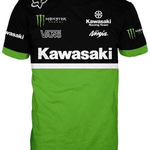 Men's T-shirt Kawasaki Racing Team Motorsport Size S- 3XL/ 4100