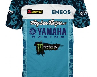 New T-shirt Yamaha Racing Motorstyle Size: S- 5XL 4074 - Etsy