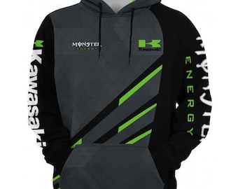 New Hoodie Kawasaki Racing Sweatshirts / S- 5XL 4062SsWw