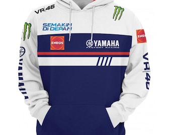 Nueva sudadera con capucha Yamaha Racing / S-5XL 4201SsWw