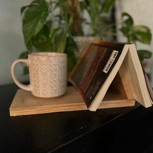 Coffee and book stand