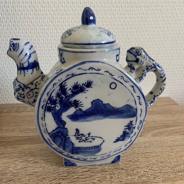 Théière lune en porcelaine de Chine