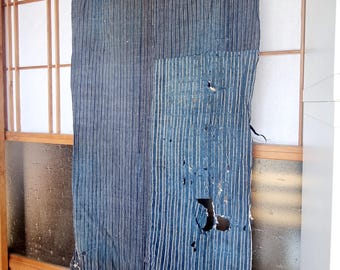 襤褸 本物 古布 大判 ② 寄せ布 古布 木綿 襤褸0 BORO cotton Japanese