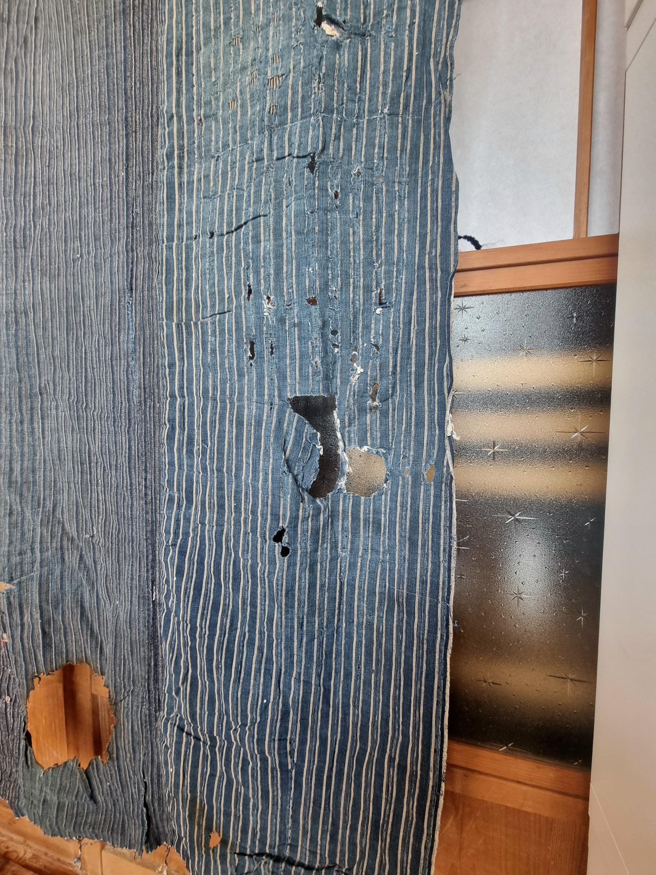Boro Vintage Japanese Antique Large Textile | Indigo Sashiko